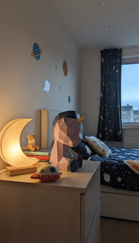 papercraft licorne enfant origami