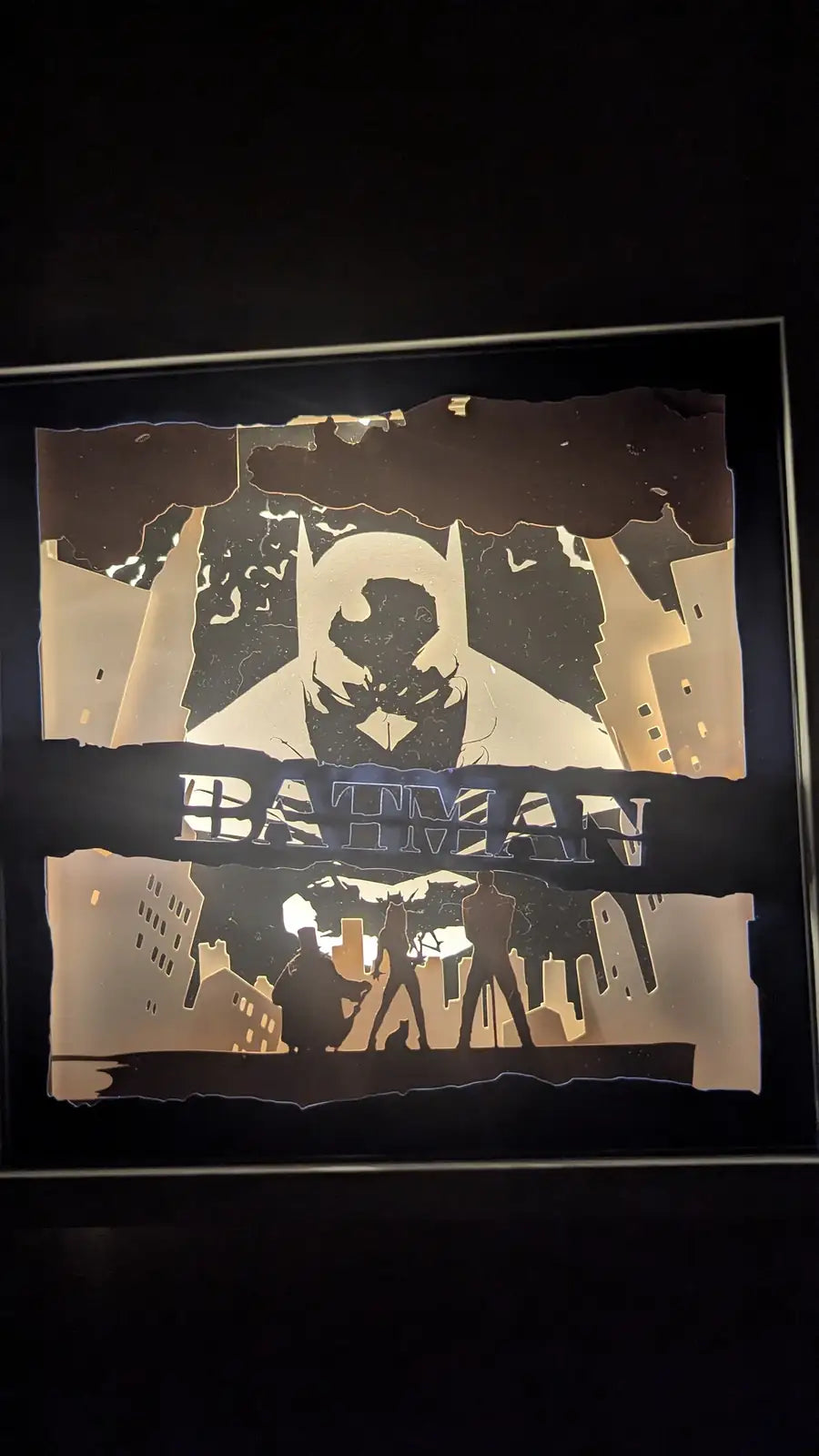 lightbox batman allumé