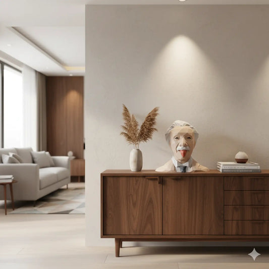 mise en avant papercraft einstein