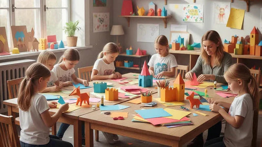 Papercraft avec les enfants : créer, apprendre et imaginer dès le plus jeune âge