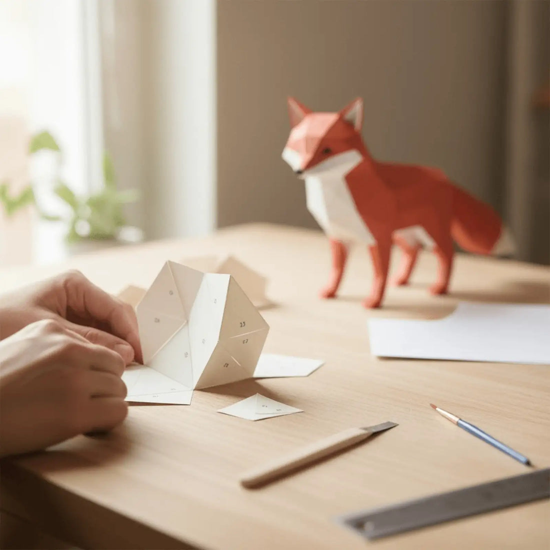 🎲 Quand créer devient un jeu : du papercraft à la 3D, il n’y a qu’un pli !