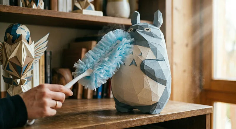 Entretien et Conservation : Comment faire durer vos sculptures en Papercraft ?