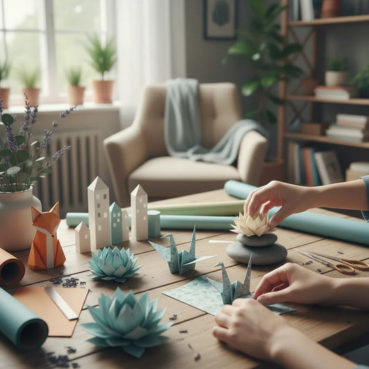 Fatigue chronique et stress : Comment le Papercraft et l'Origami aident à restaurer l'énergie mentale