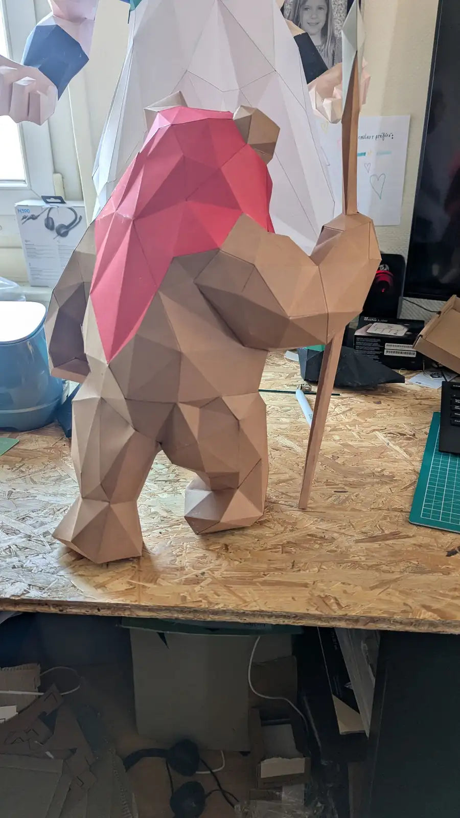 Ewok Wicket papercraft dos – Star Wars