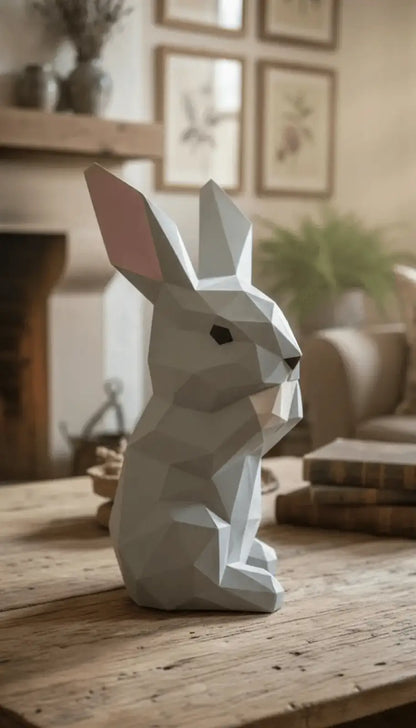 LAPIN EN PAPERCRAFT TROP MIGNON
