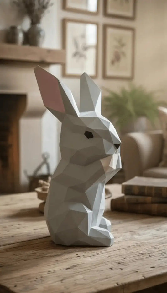 LAPIN EN PAPERCRAFT TROP MIGNON