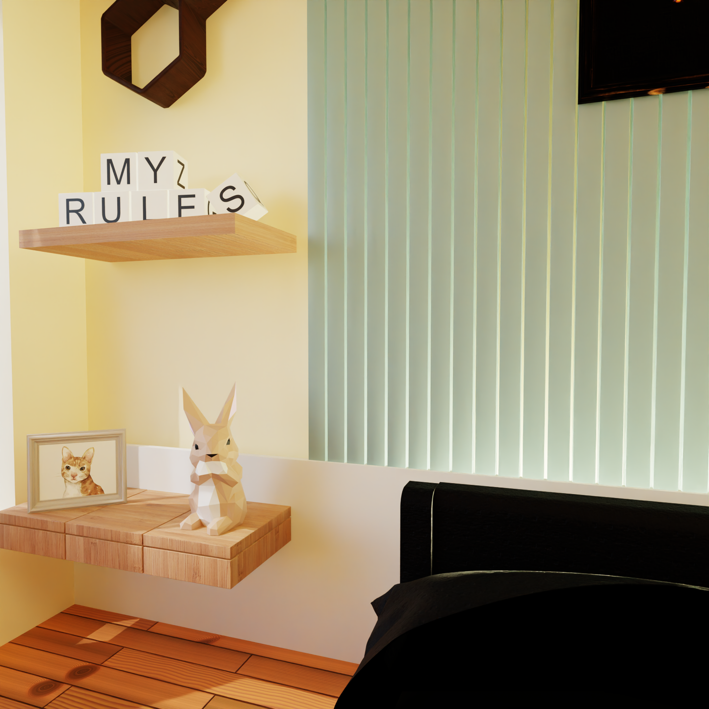 Papercraft lapin en papier – figurine 3D à monter soi-même