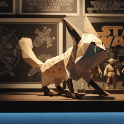 loth cat papercraft à assembler origami