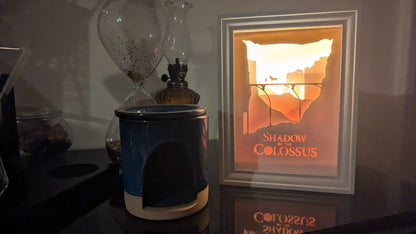 Lightbox Shadow of the Colossus – décoration lumineuse en papier