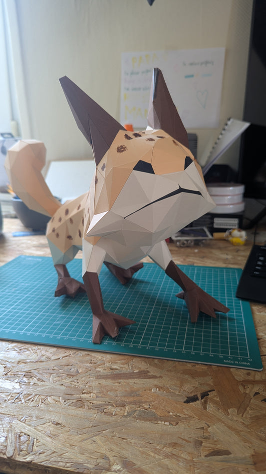 Loth-cat papercraft Star Wars Rebels – vue avant