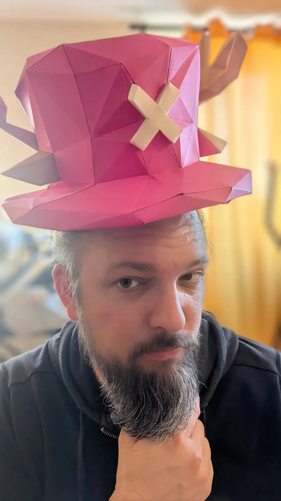 Papercraft chapeau de Chopper – One Piece – accessoire décoratif en papier