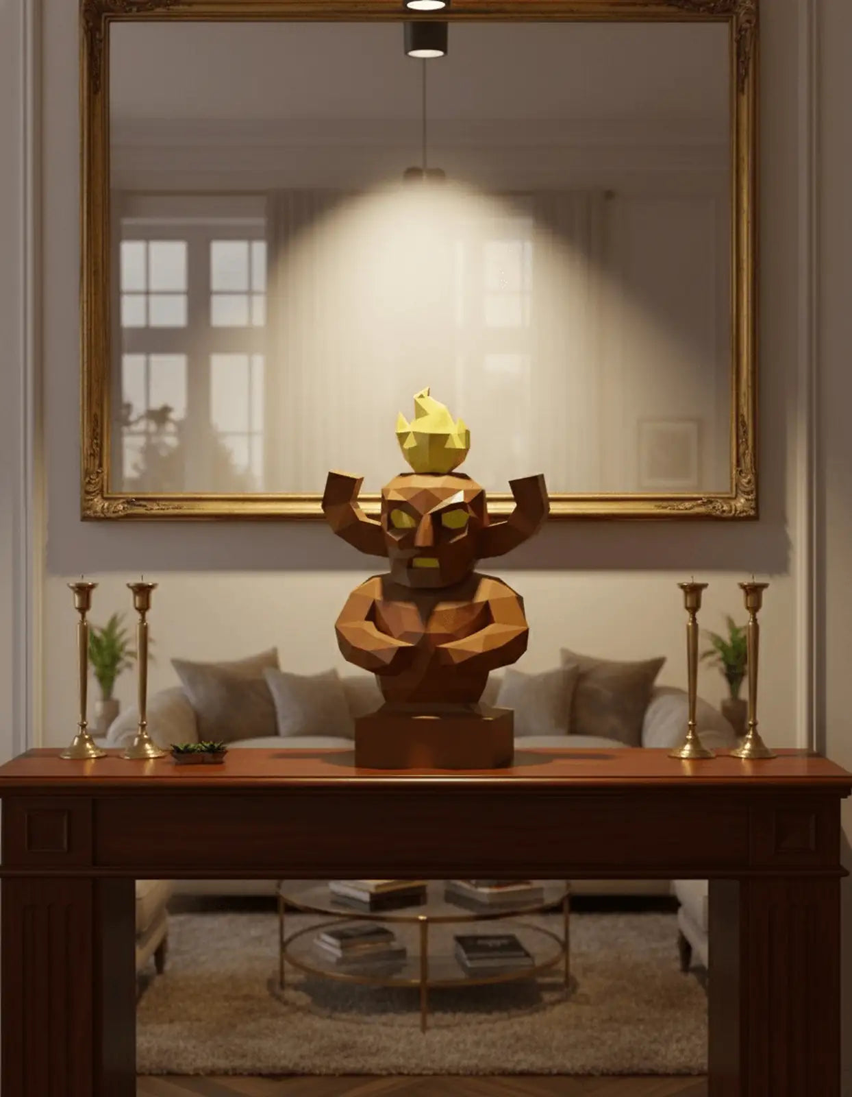 papercraft totem immunité origami