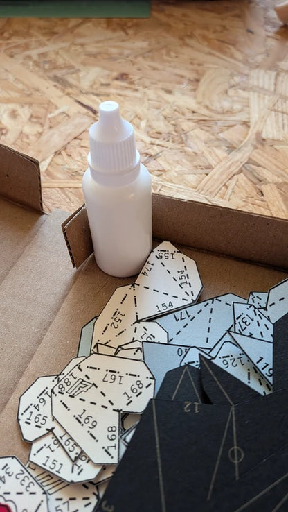 colle cleocol de 20ml inclus dans les kits papercraft de chez paper in events