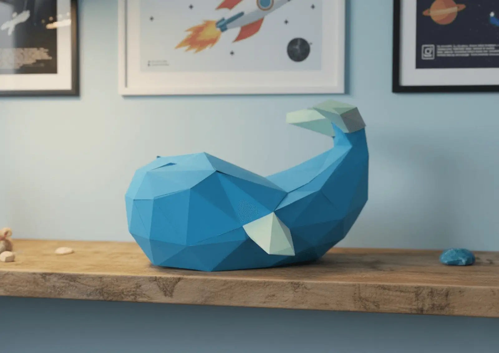 papercraft baleine ocean origami