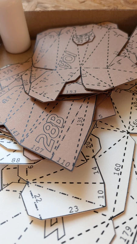 zoom sur les pièces découpés avec précision chez paper in events