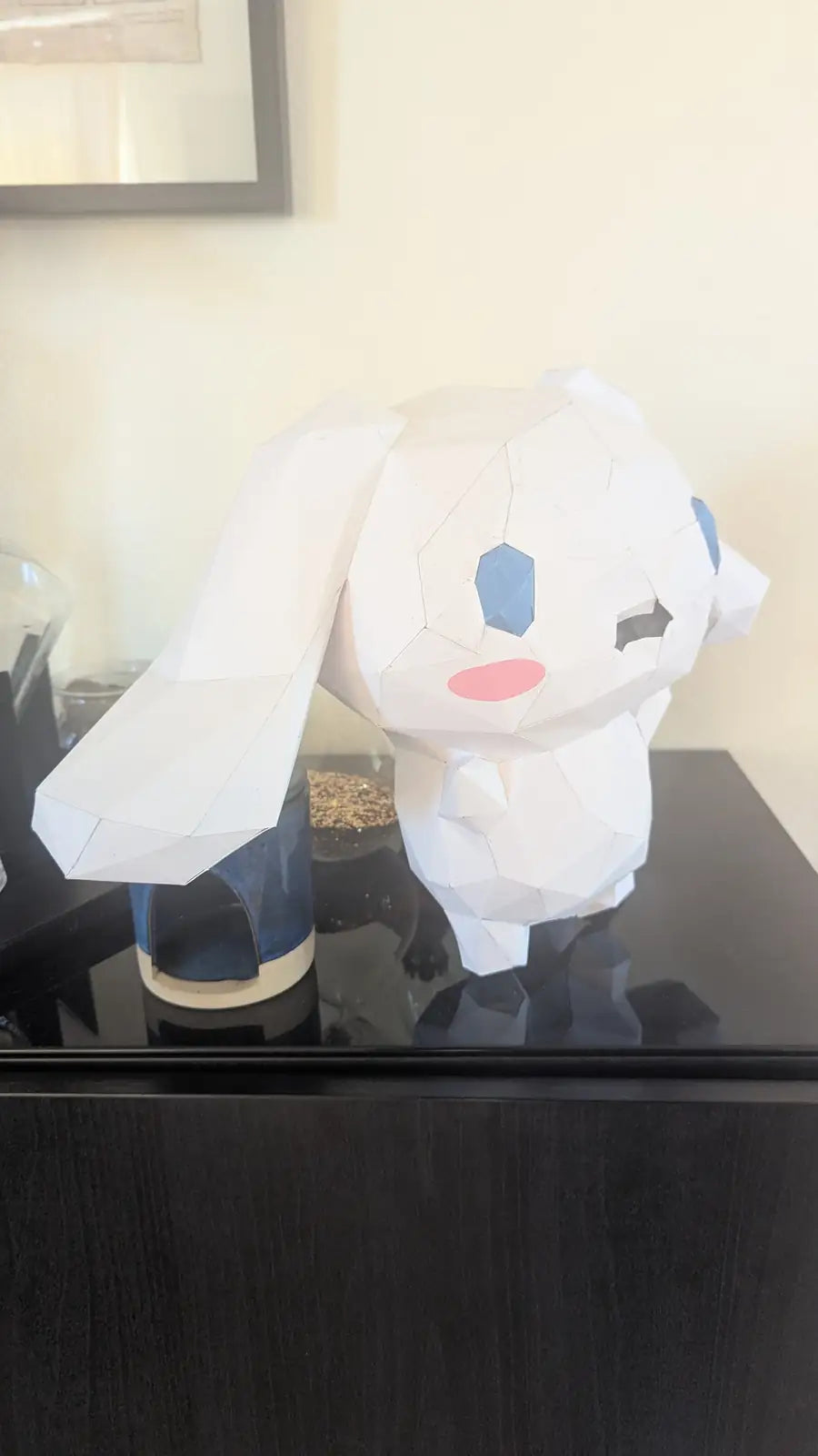 Figurine papercraft Cinnamoroll en papier – modèle DIY