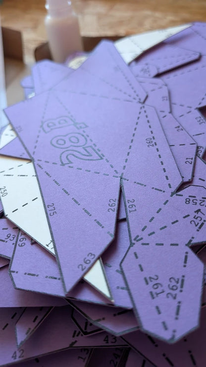 zoom sur les pièces découpés avec précision chez paper in events