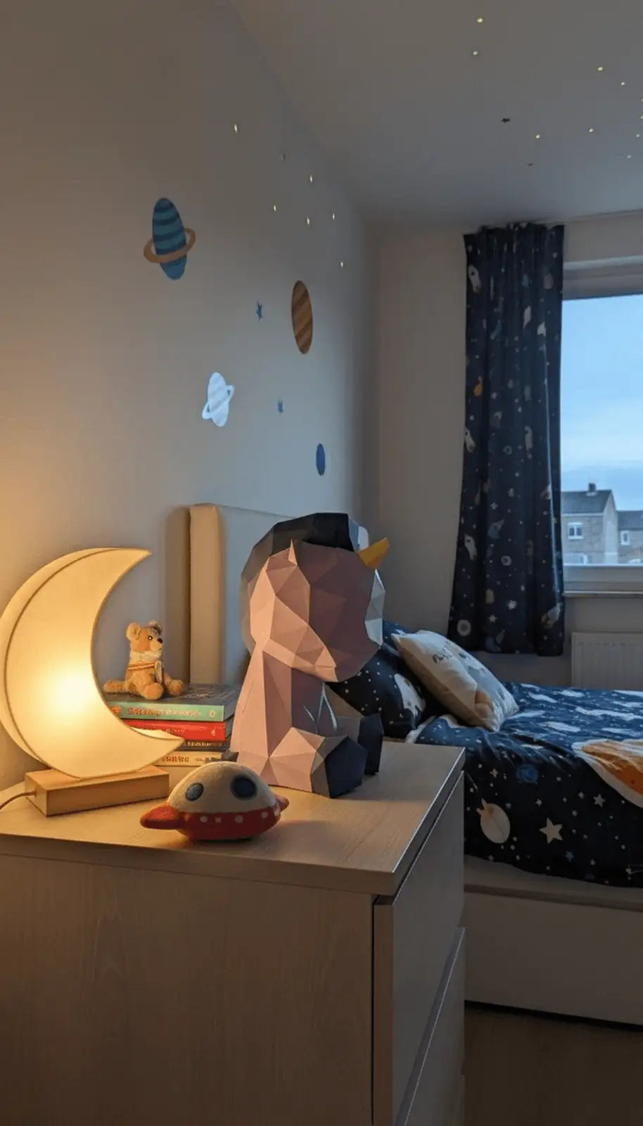 papercraft licorne enfant origami