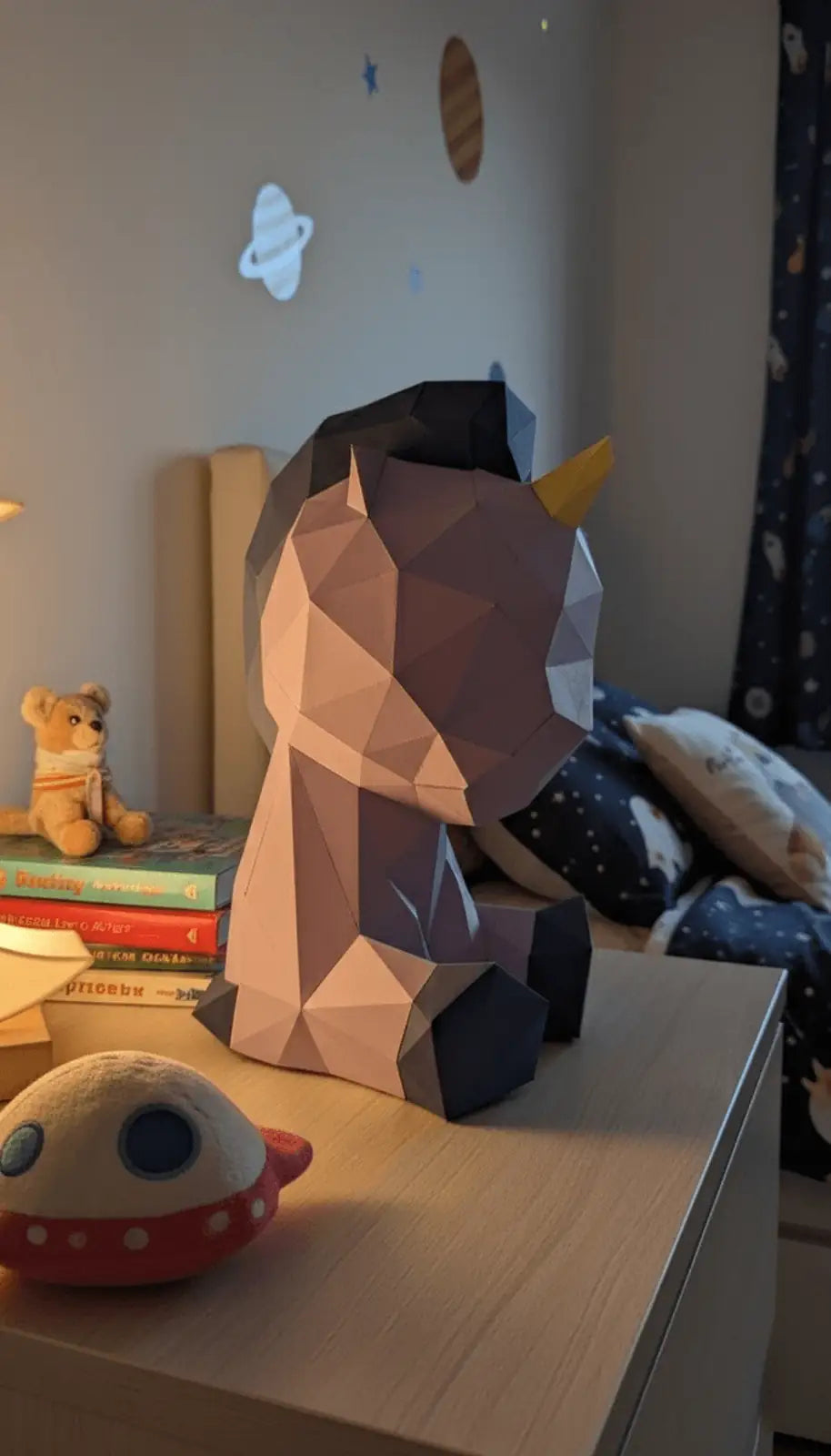 papercraft licorne trop mignonne origami
