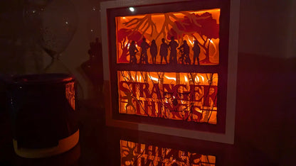 Lightbox Stranger Things – décoration lumineuse en papier