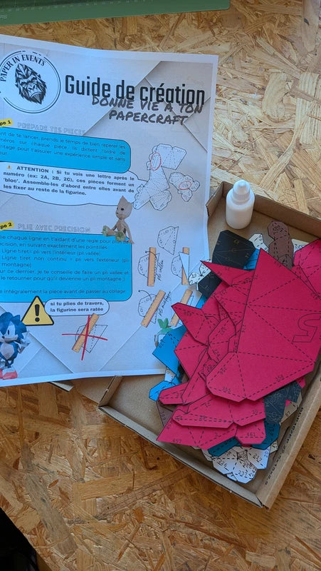 kit papercraft de mario de chez paper in events ouvert