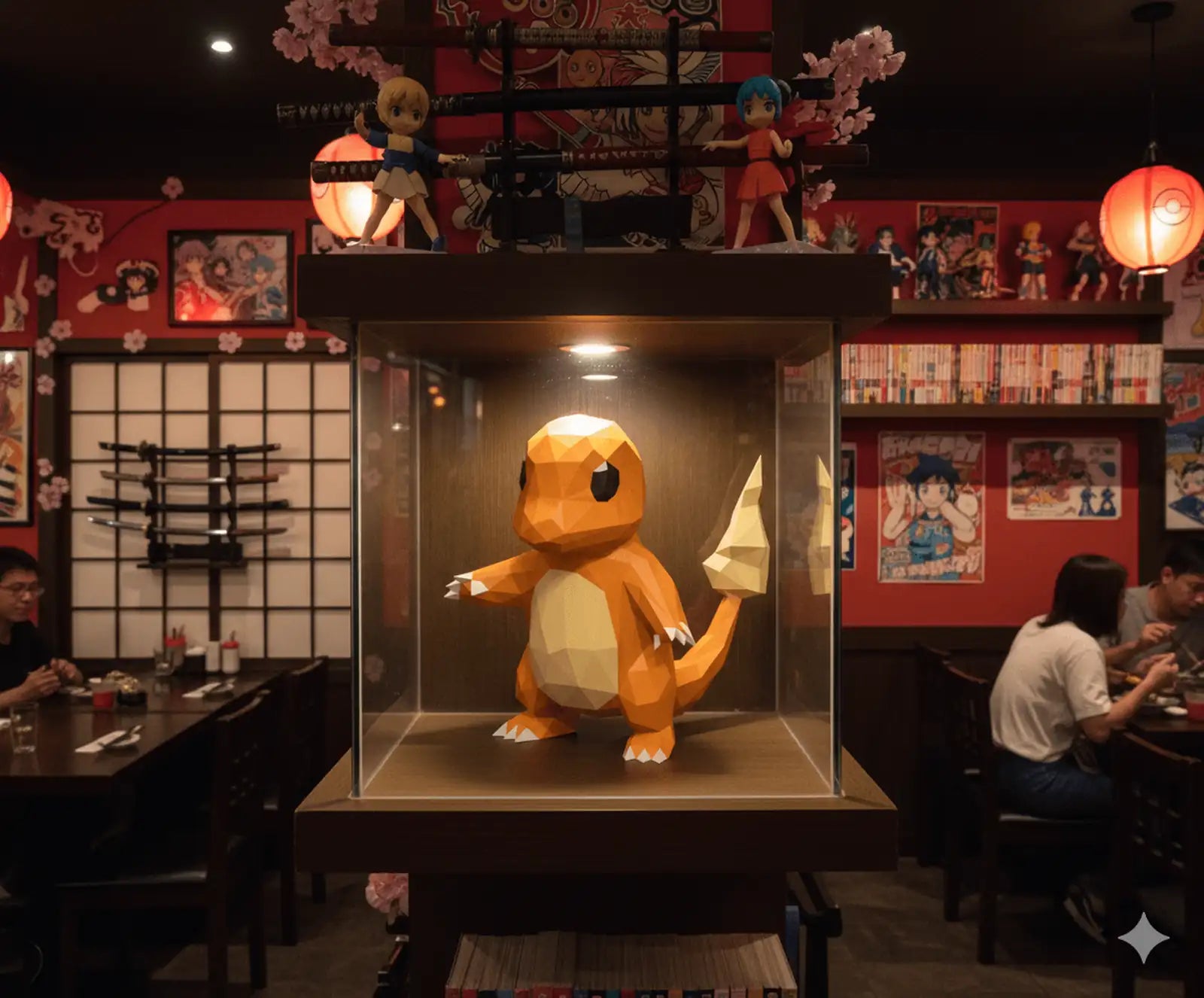 mise en situation salameche charmander papercraft classe