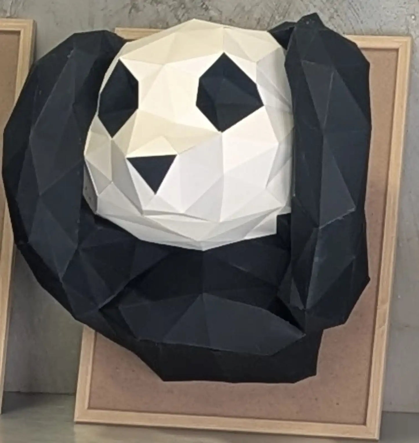 Figurines papercraft 3 pandas de la sagesse – sculpture en papier