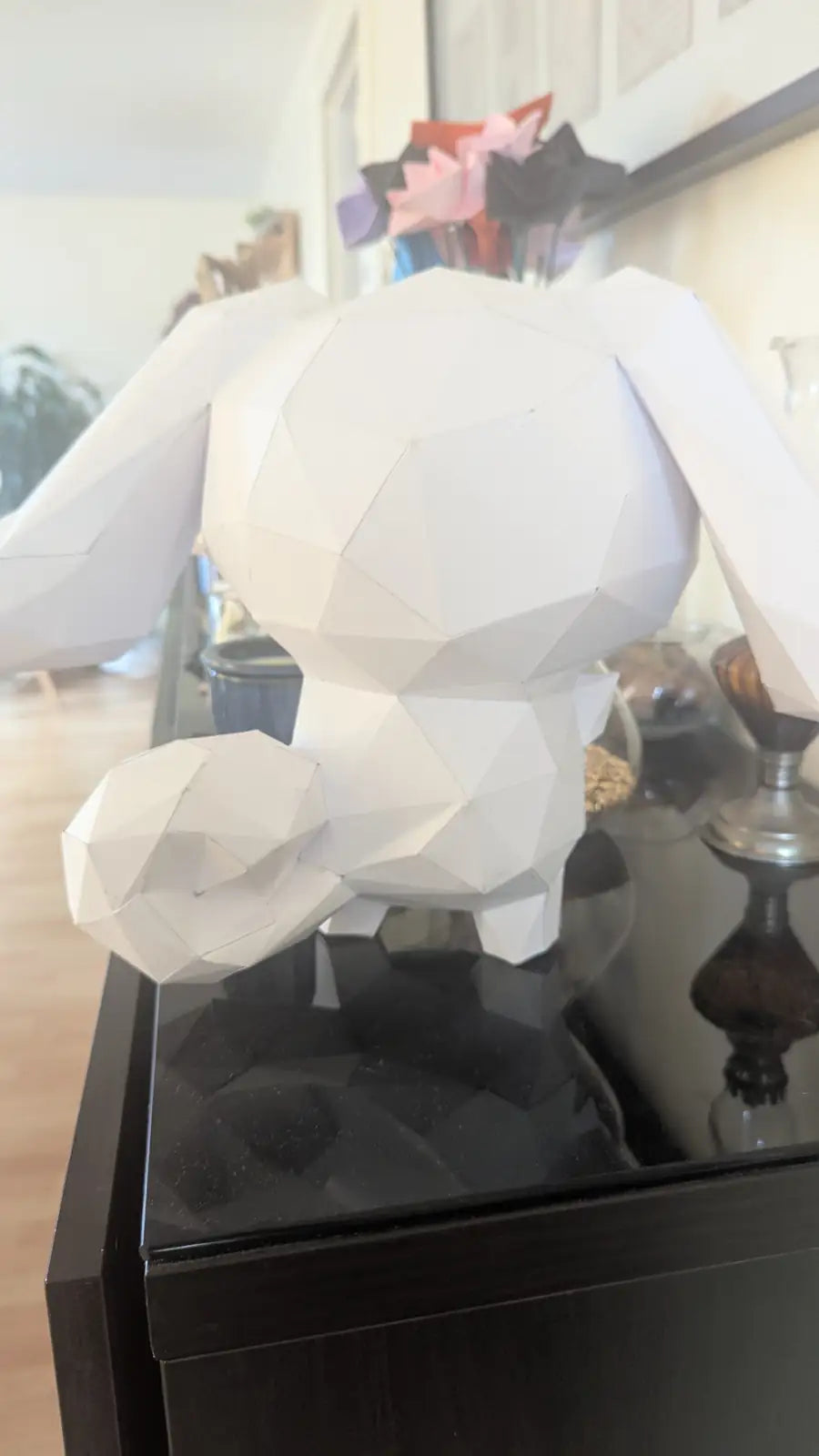 Papercraft Cinnamoroll en papier – figurine Sanrio 3D à monter soi-même