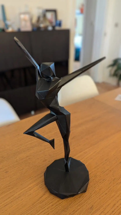 Kit papercraft statue La Danseuse – sculpture en papier