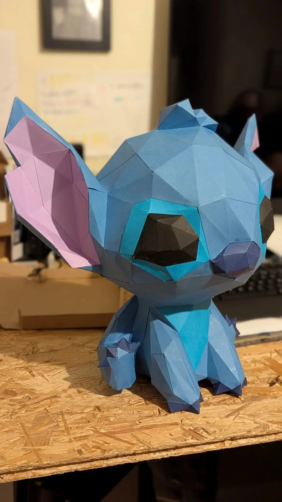 Papercraft Stitch en papier 3D – figurine Lilo et Stitch à assembler
