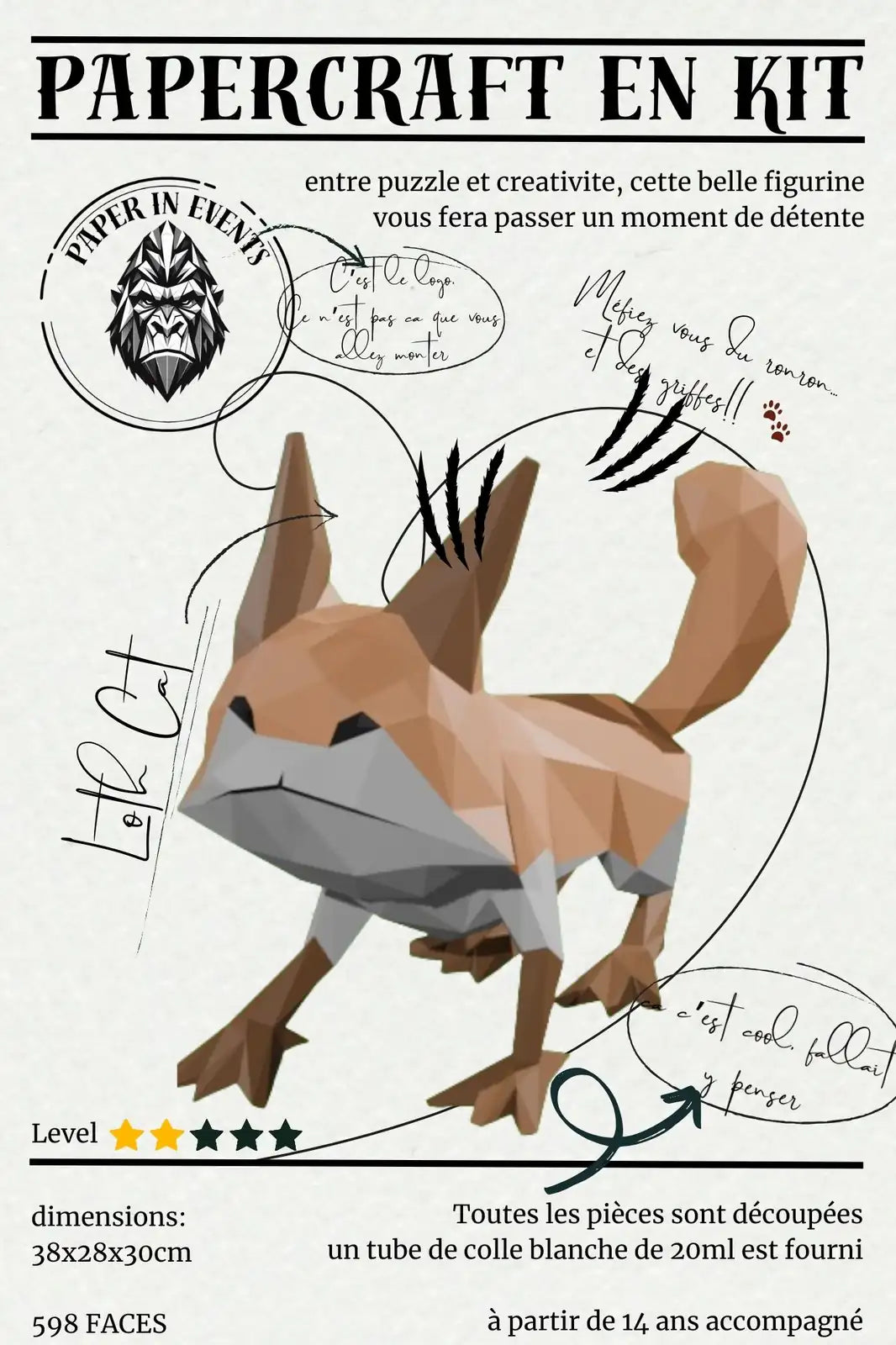 Kit papercraft Loth-cat Star Wars – Paper In Events