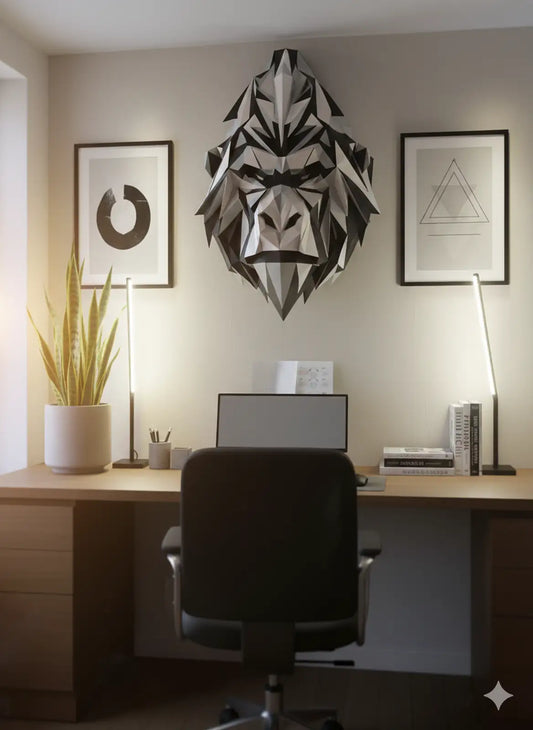 mise en avant papercraft pie gorille