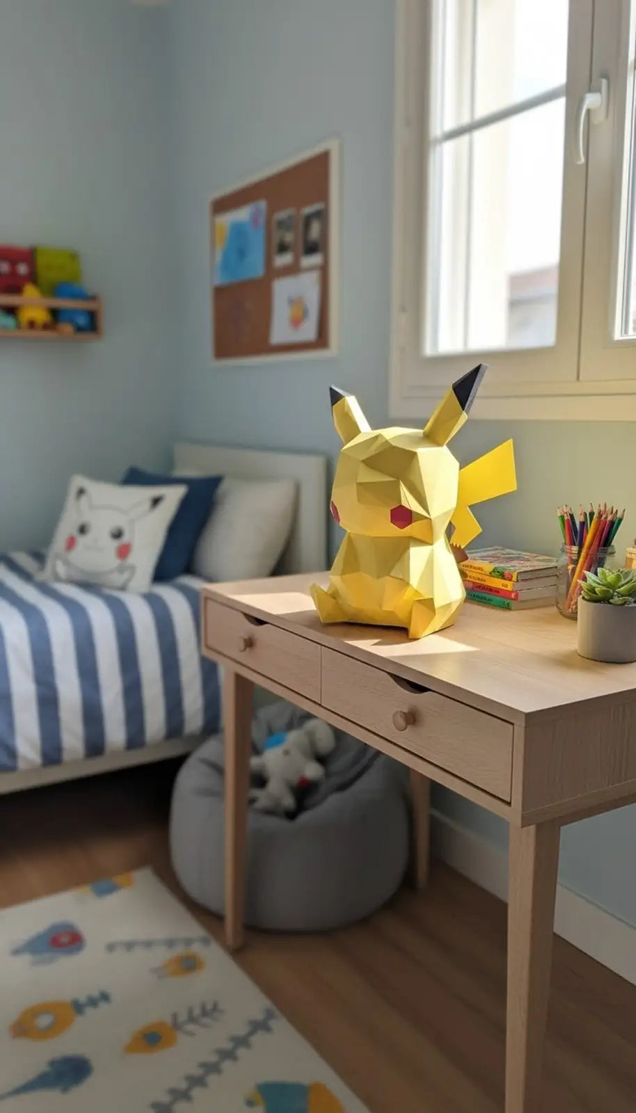 mise en avant papercraft pikachu