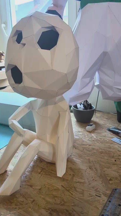 papercraft kodama fini et monté