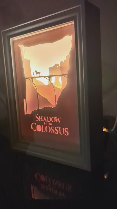 lightbox shadow of the colossus allumée