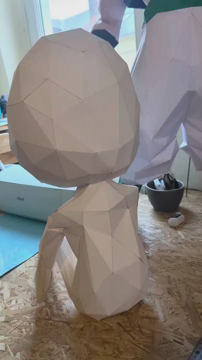 kodama en papercraft origami