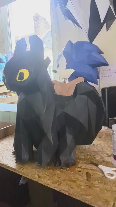 papercraft krokmou finalisé et monté