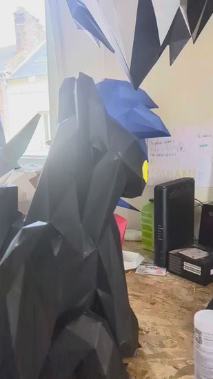 krokmou how to train a dragon en papercraft video