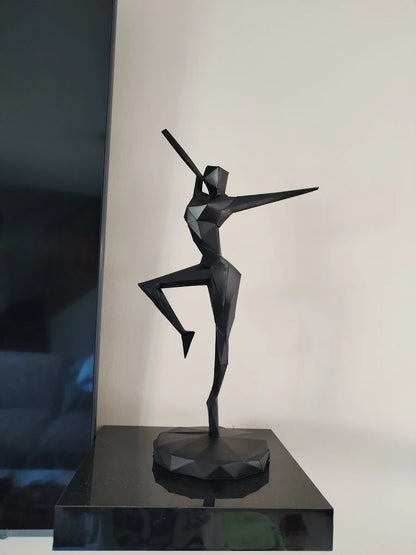 Kit papercraft statue La Danseuse – sculpture en papier