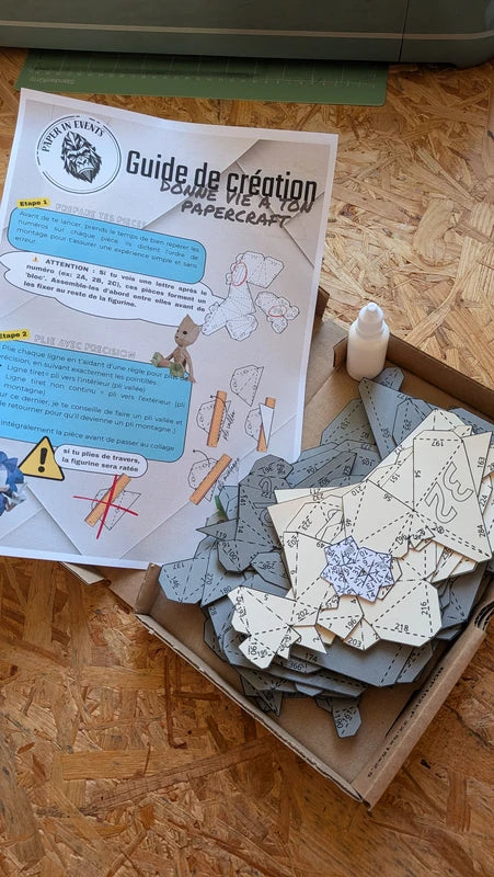 kit papercraft de totoro de chez paper in events ouvert