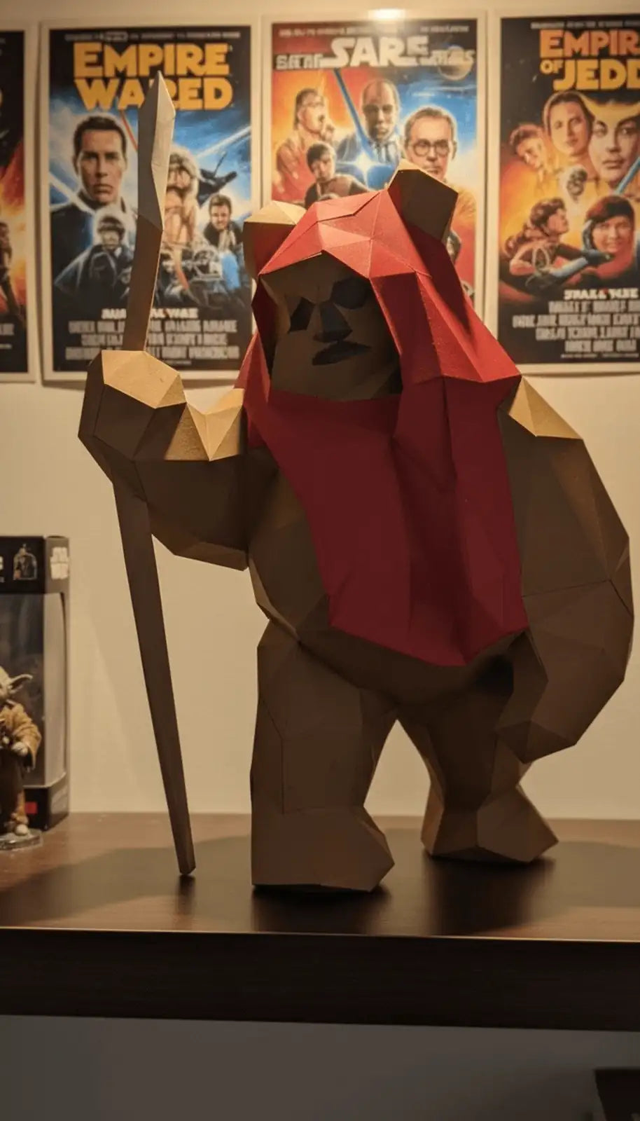 papercraft wicket ewok star wars origami
