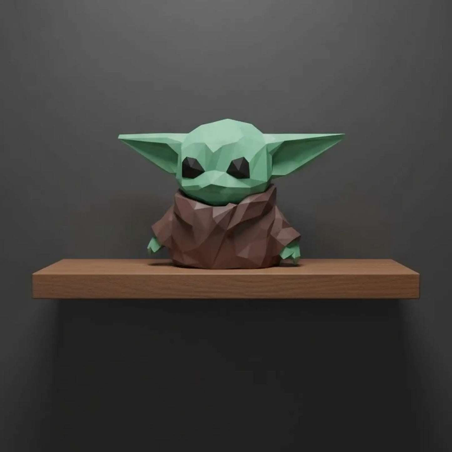 mise en avant papercraft yoda