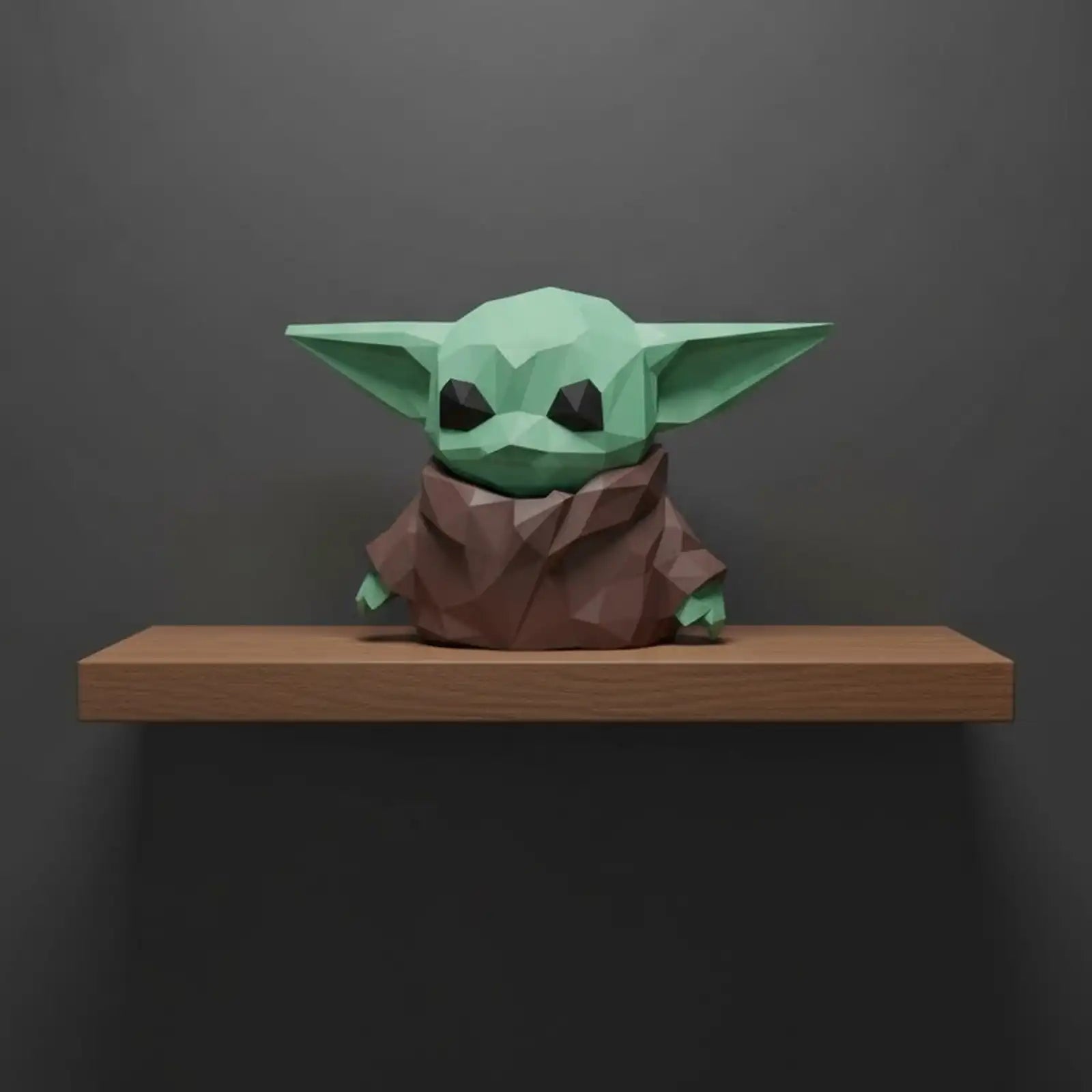 mise en avant papercraft yoda