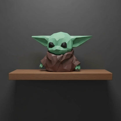 mise en avant papercraft yoda